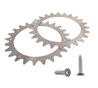 Getdoublerich Robotic Mower Auxiliary Wheels, Traction Improved Wheels Compatible for Worx Plus S/M, Replacement Upgrade Kit for Robot Lawn Mower