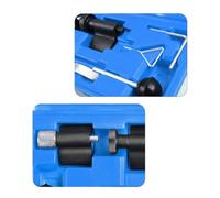 Getdoublerich Seven-Piece Engine Crankshaft Fixing Tool Set, Timing Belt Lock Kit for Seat for Skoda Diesel ASZ ATD, Alloy Construction with Camshaft Crank Pins