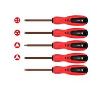 Getdoublerich Special Shaped Screwdriver Set, Chromium Vanadium Alloy Steel with Magnetic Tip for Triangle Y U Screws, Repair Tool for Furniture Computer Car Electronics