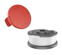 Getdoublerich Trimmer Spool Line Kit, Replacement Cutting Cord with Cap Cover for Electric Grass Cutter Lawn Garden Tool