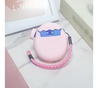 Getdoublerich Ultra-Thin Silicone Case with Lanyard for Tamagotchi Paradise, Soft Non-Slip Protective Cover with for access to Buttons, Purple