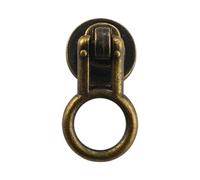 Getdoublerich Vintage Round Handle, Retro Circular Single Hole Drawer Handle, New Chinese Style for ring Lock for Wardrobe Door Cabinet Hardware