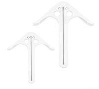 Getdoublerich Woodworking Center Finder Tool with Integrated Scales for Precise Drawing and Marking on Round Bars(small and larger)