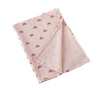 Geteawily Baby Muslin Blankets, Swaddle Blanket Bed Blankets, Comfortable Receiving and Wrapping, Skin-Friendly Unisex Bath Towel Nursing for Swaddling Receiving or Tummy Time