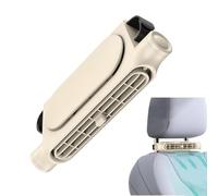 Geteawily Car Fan for Back Seat - Powerful Electric Air Circulation Fan | Rechargeable 3000Mah 3-Speed Adjustable Cooler for Automotive Truck Vehicle Road Trip Hot Weather Driver Auto Long Drive