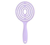 Geteawily Vented Hair Brush,Vented Round Paddle Hair Brush | Faster Blow Styling Hair Brush, Wet and Dry Air Massage Comb for Thick and Curly Hair