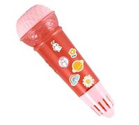 Geteawily Voice Changing Microphone Toy | Physical Karaoke Echo Funny Cartoon Voice Amplification - Multifunctional Voice Changing Supplies, Echo Microphone Toy Early Development Supplies for Kids