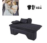 Geterral Black Car Bed, Inflatable Air Mattress for Back Seat Sleeping, Camping, Hiking, Traveling