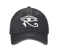 Geteruichi Baseball Cap Egyptian-Symbol-Eye-of-Horus Cotton Mens Hat Sports Caps Black