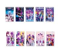 GETFACAI 10PCS Notebook, Writing Journal for Fans, Music Lovers and Anime Enthusiasts, Ideal for Journaling, Song Lyrics, Class Notes and Concert Planning