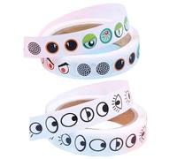 GETFACAI 2000 PCS Eye Stickers, Stick on Eyes, Stick on Eyes for Crafts, Eyes and Monster Eye Stickers, DIY Handmade Projects, Party Favors, Home Decoration, Notebook and Scrapbook Decor