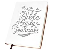 GETFACAI Bible Study Journal, Bible Journal, Journals for Women, Notebook for Women and Men, for Daily Scripture Reflection, Group Study Sessions and Personal Spiritual Growth, White