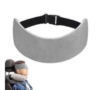 GETFACAI Head Rest Eye Mask Airplane, Airplane Head Strap, Travel Pillow for Airplane, Band Comfort Head & Neck Support For Airplanes, Cars Sleeping and at Home Travel Pillow Alternative (Grey)