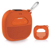 getgear Silicone Cover Sleeve for Bose SoundLink Micro Portable Outdoor Speaker, Customized Design Skin Giving All 6 Directions Protection, Best Matching in Shape and Color(Orange)