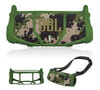 getgear Silicone Cover Sleeve for JBL Charge 5 - Portable Bluetooth Speaker, Featured Design with More Protection, Best Matching in Shape and Color (Army Green)