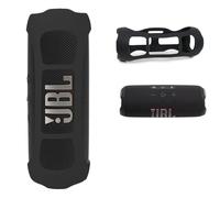 GETGEAR Silicone Cover Sleeve for JBL Flip 7 - Portable Waterproof and Drop-Proof Speaker, Customized Design Cover Portable Protection Solution, Best Matching in Shape and Color (Black)