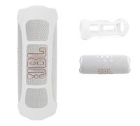 GETGEAR Silicone Cover Sleeve for JBL Flip 7 - Portable Waterproof and Drop-Proof Speaker, Customized Design Cover Portable Protection Solution, Best Matching in Shape and Color (White)