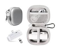 getgear Travel Case for Mini Portable Charger Compatible with Abnoys Portable Charger, Also fits for iWalk Mini Portable Charger (Smoke)