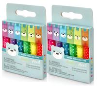 GetInStyle Bundle - Shop 2x 6 Teddy's Mood Mini Highlighter Scented