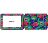 GetitStickit VeUKSkinTabAmaFireHD89_74 "Peacock Feather and Flower Design Removable Skin for 8.9-Inch Amazon Kindle Fire HD