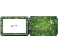 GetitStickit VeUKSkinTabAmaFireHD89_97 "White Flower Design on a Lime Green Background Removable Skin for 8.9-Inch Amazon Kindle Fire HD