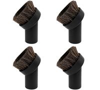 GETJOY 4 PCS for Henry Hoover Brush Head, Henry Hoover Dusting Brush Attachments, 32mm Vacuum Cleaner Round Horse Hair Brush, Universal Replacement for Pet Hair Removal and Delicate Surface Cleaning