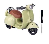 GETJOY Scooter, Stunt Motorcycle Toy with Screwdriver Tool, Green Mini Bike for Display and Play, Fun and Creative Toy for Collectors or Desk Decor, for Enthusiasts