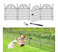 Getlay Garden Fencing 36 Inch High, 4 Panels Total Length 8.8 Ft Dog Fences Outdoor for Yard, Dog Digging Fence Barrier, Reusable Defense Fence for Yard│Patented