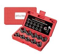 GETLITOOL 10PCS 3/8" Drive Crowfoot Wrench Set with Storage Case 10mm-19mm | Chrome Molybdenum Steel,Corrosion Resistance Black Phosphate Coating,Ideal for Automotive Maintenance, Plumbing, HVAC System
