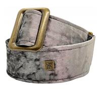 GET'M GET'M - Webbing 2 Inch Boujee Velvet - Hermatite Silver