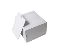 Getmorv 100 PCS 125KHz RFID Proximity ID Cards with Slot Hole Punch Key Token Tag Card for Entry Access Control System for Electronic Door Cabinet Lock EM4100 TK4100, Read Only