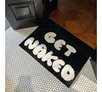(GETNAKED, 120X180cm47.2X70.8in) Imitation cashmere absorbent floor mat, bathroom soft FUFU bathroom floor mat, bedroom entrance small carpet
