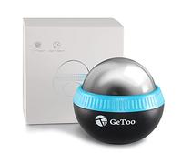 GeToo Cryosphere Cold Massage Roller Ball - 2.8 Inch Ice Massage Ball for Deep Tissue, 6 Hours Cold Therapy, Detachable Rolling Ball, Blue and Black