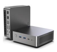 Getorli AI Mini PC AMD Ryzen 7 Pro 8845HS CPU Radeon 780M Graphics Compact Gaming PC 32GB DDR5 RAM 1TB SSD Small Desktop Computer Dual 2.5GLAN 4K HDMI DP Micro PCs WiFi 6 BT5.3 Prebuilt OS Office Home