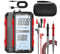 Getoverfinish Digital Multimeter,2026 New FS899L Multimeter,USB-C Rechargeable Electrical Testing,6000 Counts Voltage Tester,Capacitance,Non Contact Voltage Detector for Car,Home(FS899C#)