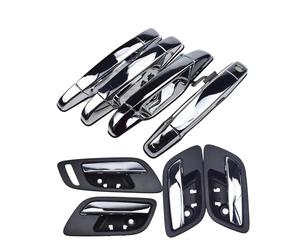 GETPZPZHMQ Boot Mat Liner Tray for Cadillac for Escalade 6.0L .2L Car Outside Inside Door Handle(Chrome Outside Kit)