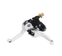 GETPZPZHMQ Brake Clutch Levers 2PCS Universal 7/8'' 22mm Motorcycle Clutch and Handbrake Brake Handle Clutch Accessories Levers(Silver)