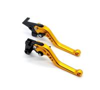 GETPZPZHMQ Brake Clutch Levers Brake Clutch Levers for Kawasaki for Gtr1000 for Gpz1100 for Zxr750 for Zrx 1100/1200 for Zg 1000 Motorcycle Adjustable Motorcycle Brake Handle(Gold)