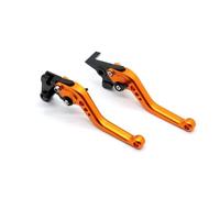 GETPZPZHMQ Brake Clutch Levers Brake Clutch Levers for MT-25 for MT-03 for YZF-R3 2015-2017 for YZF-R25 Motorcycle Accessories Adjustable Motorcycle Brake Handle(Orange)