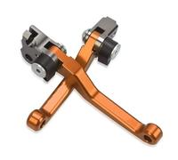 GETPZPZHMQ Brake Clutch Levers for CRF250R for CRF450R 2004 2005 2006 for CRF250X for CRF450X 2005-2018 Pivot Foldable Brake Clutch Levers Motorcycle Brake Handle(A Pair Orange)