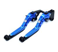 GETPZPZHMQ Brake Clutch Levers for Kawasaki for Zx-6r for Zx6r for Zx 6r for Zx636 Motorcycle Adjustable Folding Extendable Brake Clutch Levers Motorcycle Brake Handle(Blue)