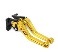 GETPZPZHMQ Brake Clutch Levers for Suzuki for Gsf 1250 for Gsf1250 2007-2015 for Gsf 1200 for Gsf1200 2001-2006 Short Brake Clutch Motorcycle Brake Handle(Glod)