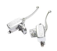 GETPZPZHMQ Clutch Brake Lever Set for Valkyrie GL for 1500VT for Shadow Motorcycle Brake Master Cylinder Clutch Lever Motorcycle Clutch and Handbrake(1 Pair Silver)