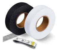 GETRICH 2 Pcs Wonder Web Hemming Tape, 64 M/Roll Iron On Hemming Tape, Hemming Tape for Trousers, Hemming Tape for Curtains, Hem Tape Iron on for Trousers Splicing Fabrics, Curtains, Clothes,2cm Wide