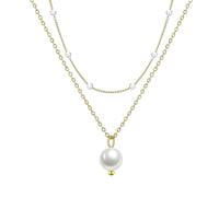 GETRICHHL Necklace Layered Pearl Necklace, A Fashionable And Versatile Accessory.-A-45cm