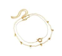GETRICHHL Necklace Two-Piece Set, Stylish And Simple, For Women, Highlighting The Collarbone.-yellow-A
