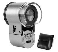 GETSTREE jewellers loupe,monocle, Glasses with high Definition,with Light 50X High Powe 3 LED, Handheld for Reading Small Prints, Map, Coins and Jewelry