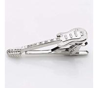 GETSTREE personalised tie clips,tie bar, Musical Guitar Tie Clips Clamp for Mens Interest Guitar Tie Bar Wedding Part Slim Tie Clip for Men