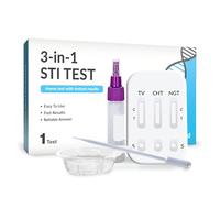 GetTested 3-in-1 STI Test for Chlamydia, Trichomonas, and Gonorrhoea, at-Home STI Test Kit for Women and Men, Rapid at-Home Test Results, Easy to Use, Private STI Test, No Appointment or Lab Required