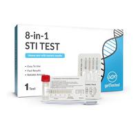 GetTested 8-in-1 STI Test Kit - at-Home STD Screening for Chlamydia, Gonorrhoea, Mycoplasma, Ureaplasma, Candida, Trichomonas & Gardnerella - Private Results in 15 Minutes